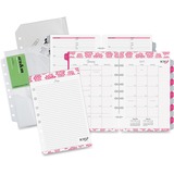 DAY TIMER 2 Pages Per Month Pink Ribbon Add In Packs Monthly 55 x 85 January till December 1 Month Per 2 Pages Vinyl Pouch