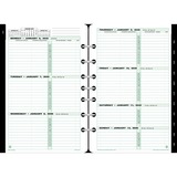 DAY-TIMER 2 Pages Per Week Reference Dated Calendar Pages DTM91010