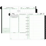 DAY-TIMER 2 Pages Daily Calendar Refill Pages - 92800