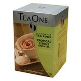 image of JAVA Tropical Citrus Green Tea Pod - Green Tea - Tropical Citrus - 14 Pods of 3.9 oz per box
