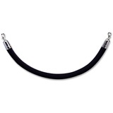 TATCO Velour Rope - 3ft Long Black Rope