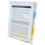 Wilson Jones Professional View-Tab Color Sorter - 5 Tabs - 5 Tab(s)/Set - 1 Each - Assorted