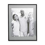 "Sparco Floating Frame11"" x 14"" Insert - Horizontal, Vertical - Glass - Gold, Black"