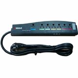 Inland SurgeGuard 6-Outlets Surge Suppressor - Receptacles: 6 - 1650J