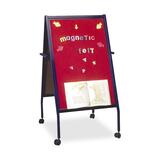 33294 - Balt Magnetic Red Flannel Surface Easel Double-Sided