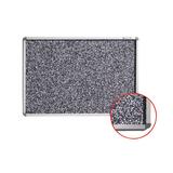 BALT Recycled Rubber-Tak Tackboard, Silver Frame, 36" x 24"
