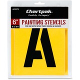 Chartpak Painting Letters & Numbers Stencil - 01575