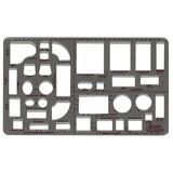 image of Chartpak Home Furnishings Architecture Template - Architectural - 5.5