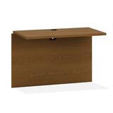 "HON 10500 Series Bridge - 29.5"" Height x 42"" Width x 24"" Depth - Square Edge - Wood - Medium Oak Top"