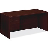 HON 10500 Series Left Single Pedestal Desk - 10584LNN
