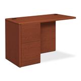 10712LJJ - HON 10700 Series File/File Left Return - 29.5" Height x 48" Width x 24" Depth - Waterfall Edge - Wood - Henna Cherry