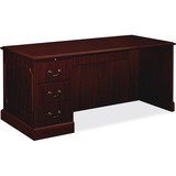 HON 94000 Series Left Single Pedestal Desk - 94284LNN