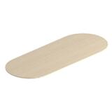 "HON Tercero Conference Solution Table Top - Racetrack - 120"" x 48"" x 1.12"" - Particleboard - Natural Maple"