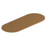 "HON Tercero Conference Solution Table Top - Racetrack - 120"" x 48"" x 1.12"" - Particleboard - Medium Oak"