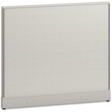 "HON Office Workstation Panel - 42"" Height x 48"" Width x 2"" Depth - Tan, Blue, White - Fabric"