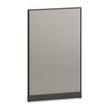 "HON Office Workstation Panel - 68"" Height x 42"" Width x 2"" Depth - Charcoal, Light Gray - Fabric"