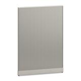 "HON Office Workstation Panel - 68"" Height x 48"" Width x 2"" Depth - Light Gray, Charcoal Gray - Fabric"