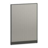 "HON Office Workstation Panel - 68"" Height x 48"" Width x 2"" Depth - Charcoal Gray, Light Gray - Fabric"