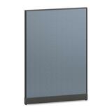"HON Office Workstation Panel - 68"" Height x 48"" Width x 2"" Depth - Blue, Navy - Fabric"