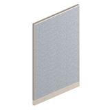 "HON Office Workstation Panel - 68"" Height x 48"" Width x 2"" Depth - Navy, Blue - Fabric"