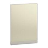 "HON Initiate Office Workstation Panel - 68"" Height x 48"" Width x 2"" Depth - Light Gray - Fabric"