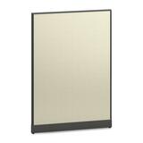"HON Initiate Office Workstation Panel - 68"" Height x 48"" Width x 2"" Depth - Charcoal Gray - Fabric"