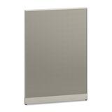 "HON Office Workstation Panel - 68"" Height x 48"" Width x 2"" Depth - Black, Light Gray, Brown - Polyester Blend"