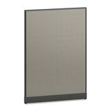 "HON Office Workstation Panel - 68"" Height x 48"" Width x 2"" Depth - Brown, Black, Light Gray - Polyester Blend"