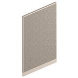 "HON Office Workstation Panel - 68"" Height x 48"" Width x 2"" Depth - Brown, Black, Light Gray - Polyester Blend"