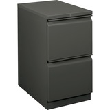 HON Flagship Series Mobile Pedestal File - 2 x File Drawer(s) - Charcoal