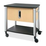 HON Tercero Collection Hospitality Cart - 4 - Titanium - 38.5