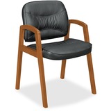 Basyx VL803 Series Leather Guest Side Chairs