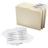 Smead Top Tab File Folder with Labels