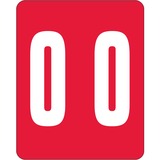 Smead AM100RN Color Coded Numeric Label SMD67490