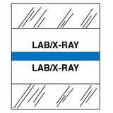 Tabbies Medical Chart Index Divider Tabs - Printed Lab/X-Ray - 100 per Pack - Blue