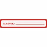 Tabbies Allergy Label