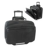 Bond Street Tech-Rite Prestige Computer/Business Case on Wheels - Top Loading - Nylon - Black