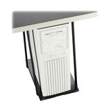 Compucessory Under Desk Swivel CPU Mount CCS55141