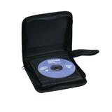 image of Compucessory Portable CD/DVD Neoprene Wallet - Book Fold - Neoprene - Blue, Black