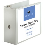 Sparco Deluxe Slant Ring View Binder SPR62473