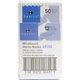 Sparco Wirebound Memo Book