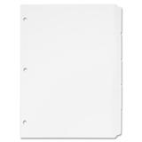 Sparco 3-Ring Plain Tab Divider SPR01817