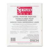 Sparco Laser Printer Indexing System Divider SPR01824
