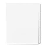 Sparco Single Reverse Collated Index Dividers - 21000