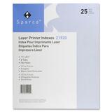 Sparco Laser Printer Indexing System Dividers