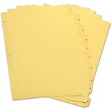 Sparco Clear Plastic Numbered Tab Indexes