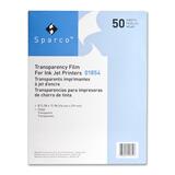 Sparco Color Inkjet Transparency Film