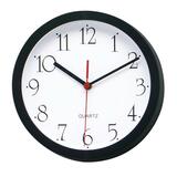 Lorell 8" Round Wall Clock - Analog - Quartz