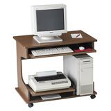 "Lorell Tower Buddy Computer Workstation - Rectangle - CPU Holder - 30"" - Mahogany"