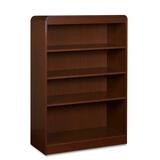 Lorell Radius Hardwood Veneer Bookcase LLR60077